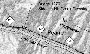 free model railroad plans Western Maryland Map Bridge 1276 Sideling Hill