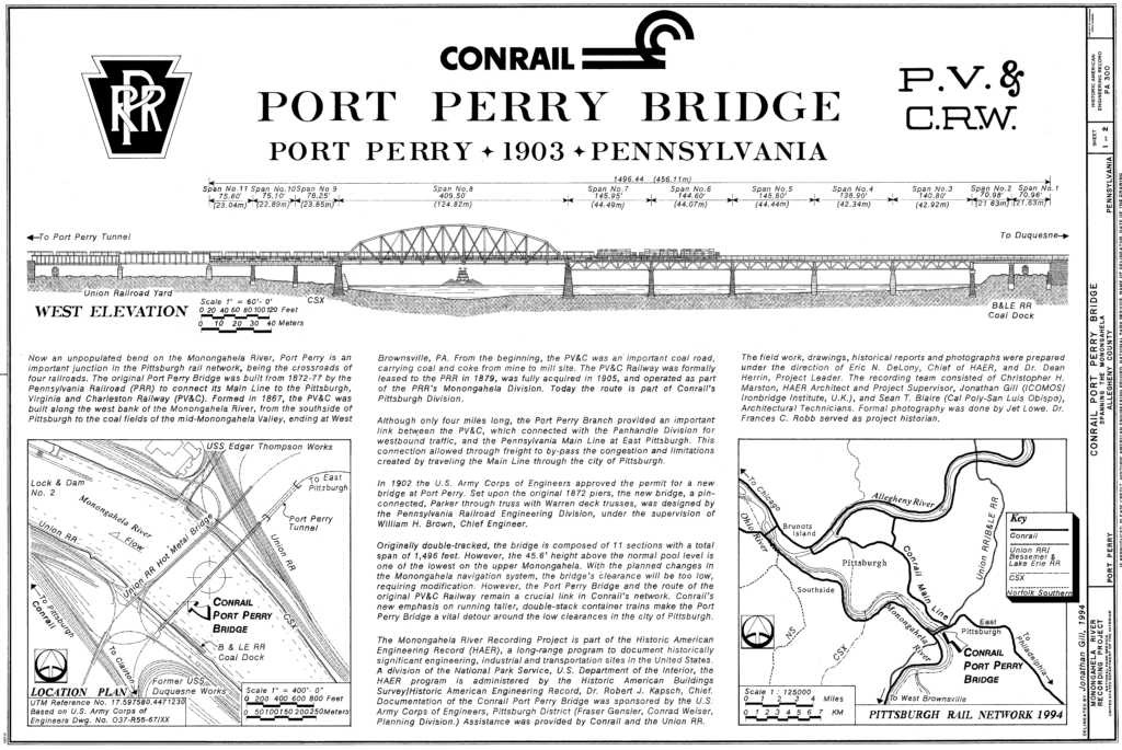 Pennsylvania Port Perry Parker truss bridge