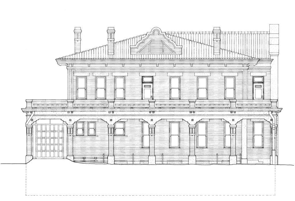 Texas & Pacific Railroad Depot Marshall Texas architectural plans